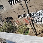 Graffiti Removal Request at Harrison Street Bridge, W Polk St